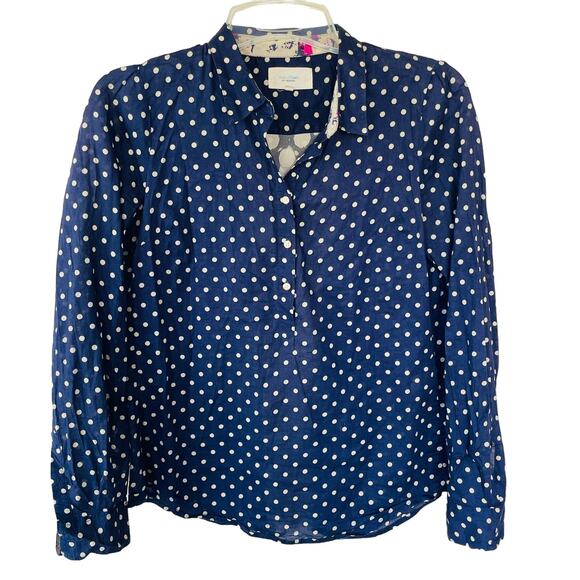 Trovata Birds of Paradis Jacquelin in Navy Polka Dot size S - Picture 1 of 11